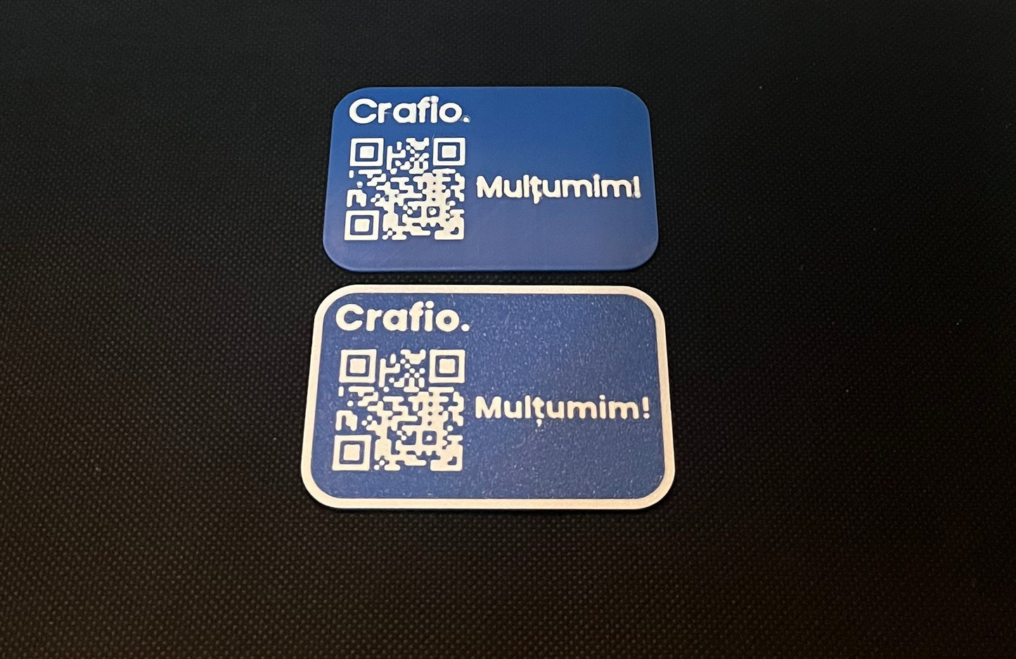 Cărți de vizită personalizate printate 3D - Crafio.