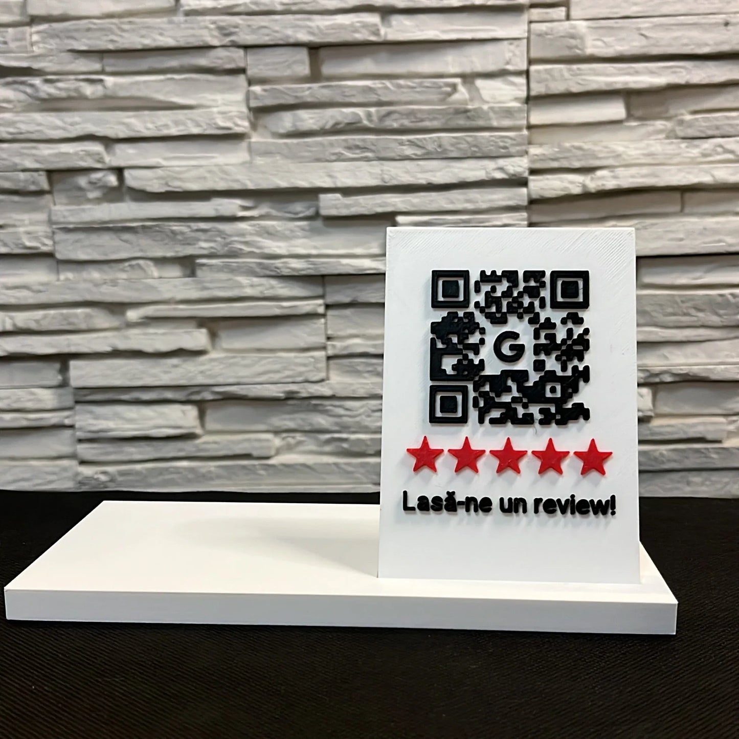 Stand mare cu placă personalizată + Personalizare o secțiune - Crafio.