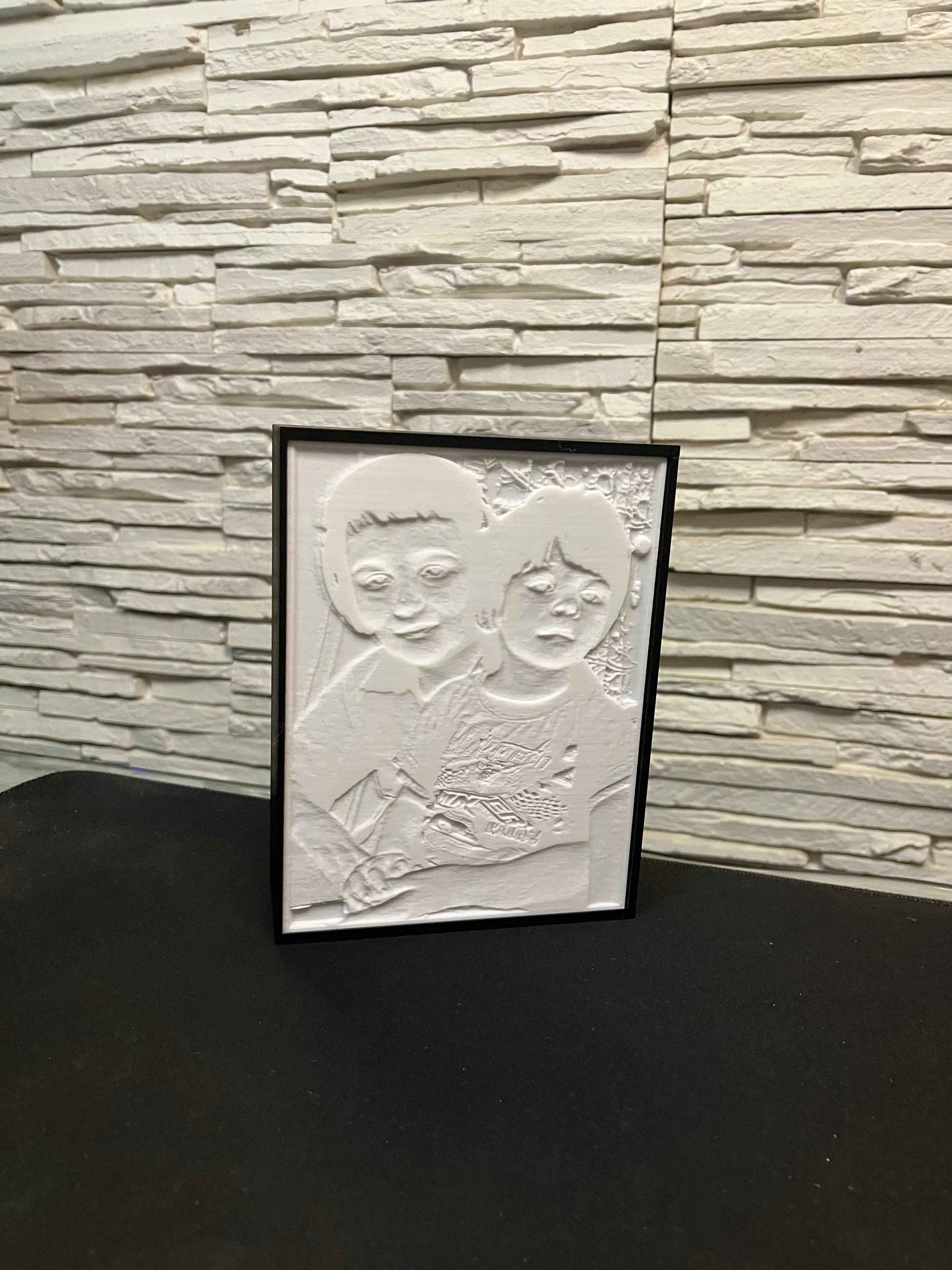 Lithophane - Tablou personalizat printat 3D - Crafio.