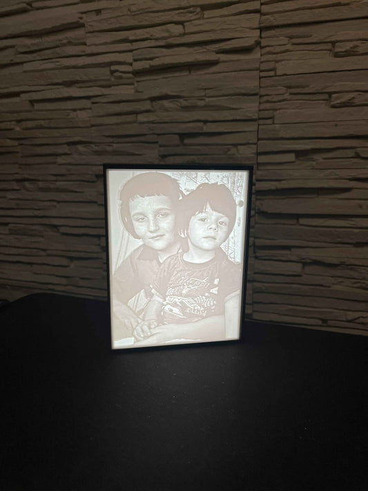 Lithophane - Tablou personalizat printat 3D - Crafio.
