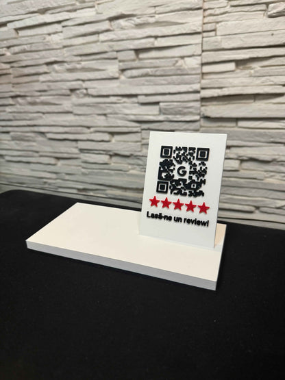 Stand mare cu placă personalizată + Personalizare 2 secțiuni - Crafio.