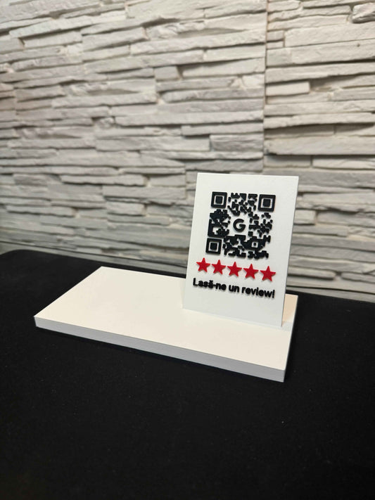 Stand mare cu placă personalizată + Personalizare 2 secțiuni - Crafio.