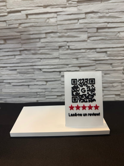 Stand mare cu placă personalizată + Personalizare o secțiune - Crafio.