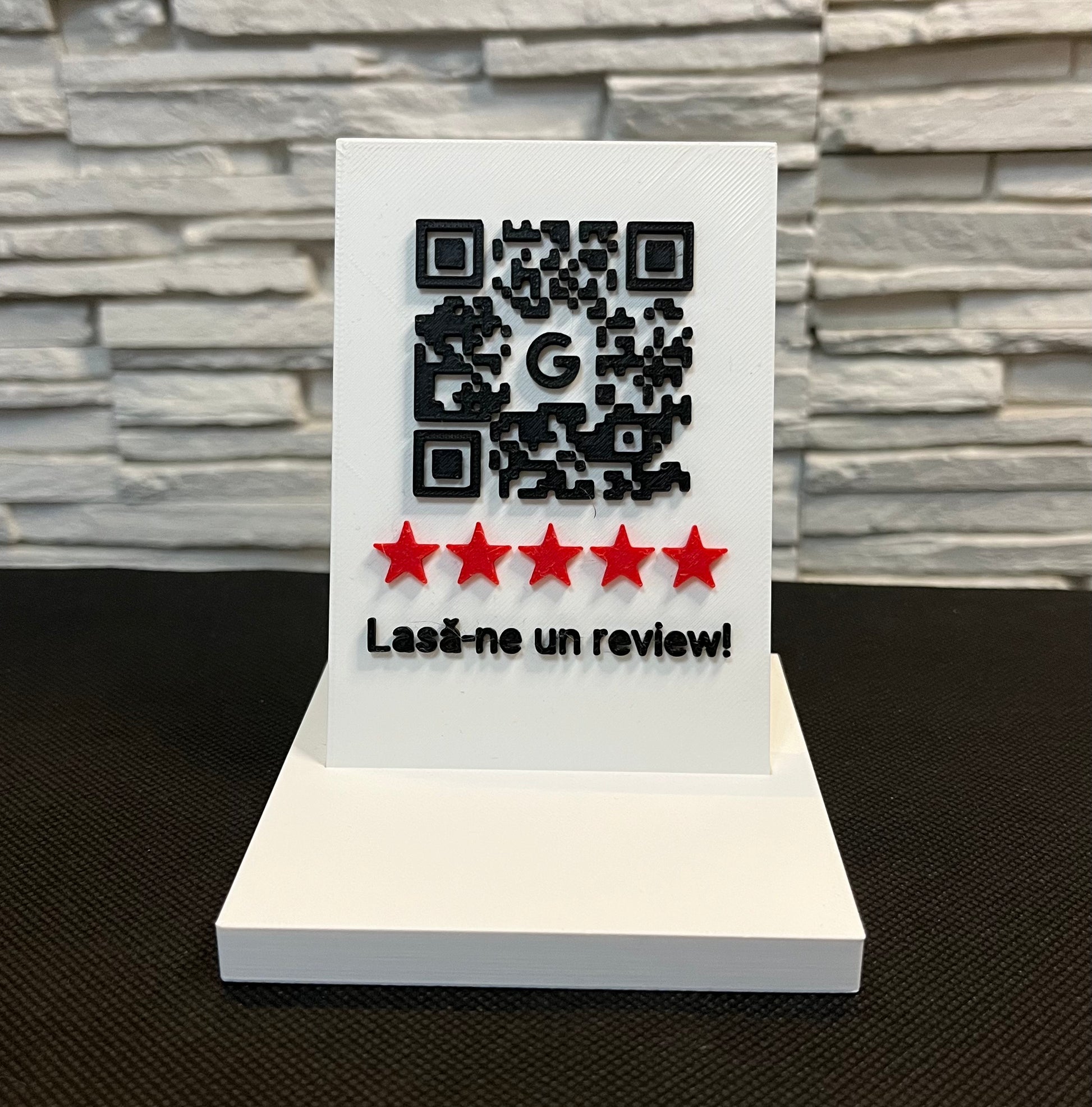 Stand mic cu placă personalizată + Personalizare o secțiune - Crafio.