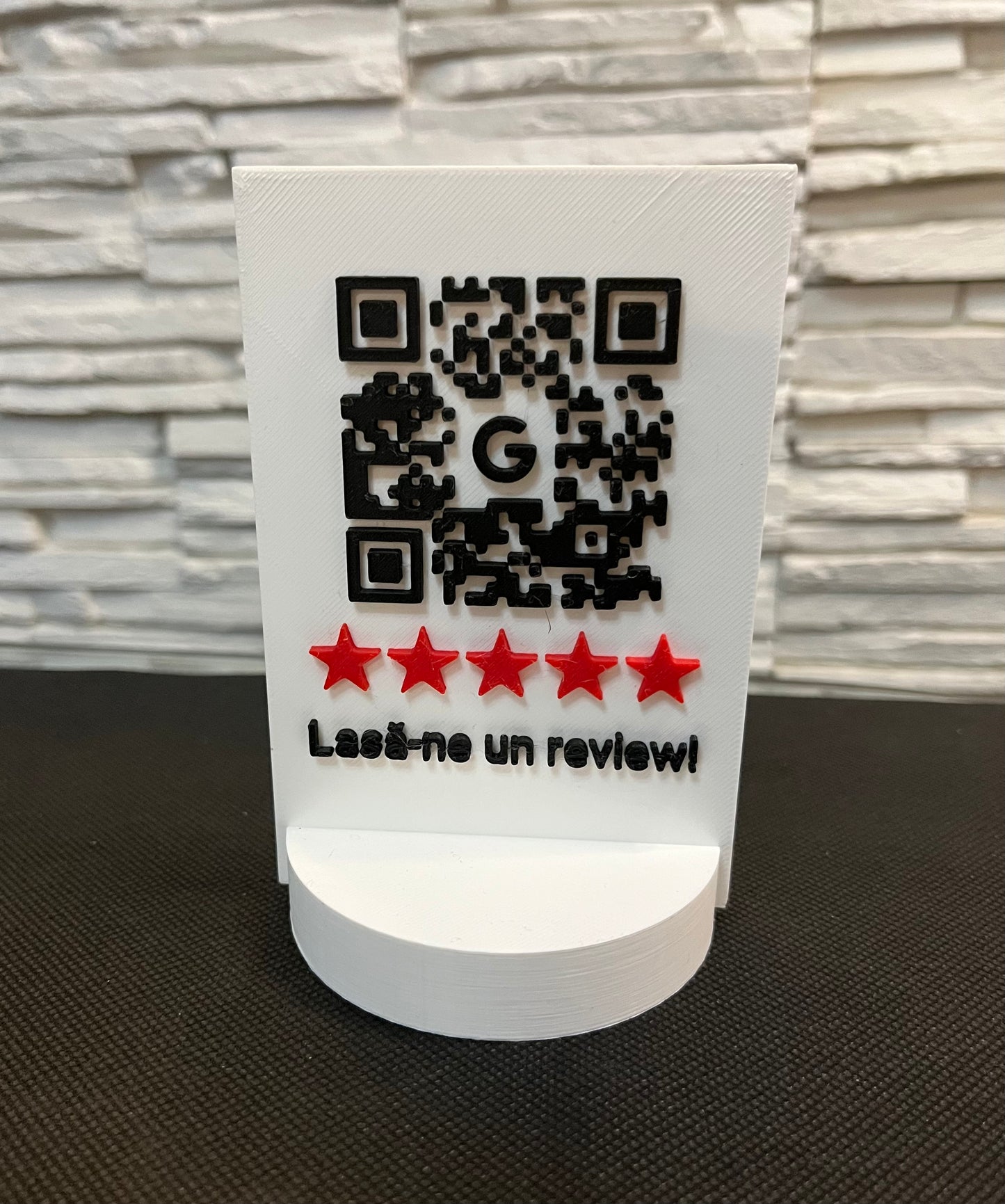 Stand rotund cu placă personalizată - Crafio.