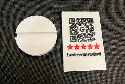 Stand rotund cu placă personalizată - Crafio.