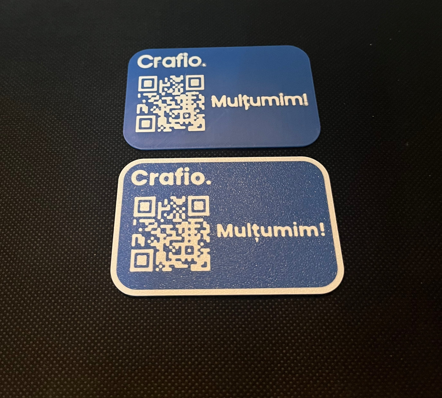 Cărți de vizită personalizate printate 3D - Crafio.