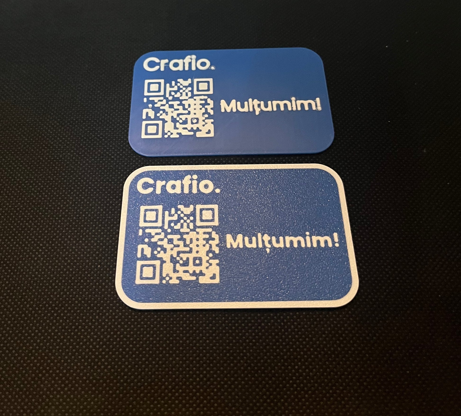 Cărți de vizită personalizate printate 3D - Crafio.