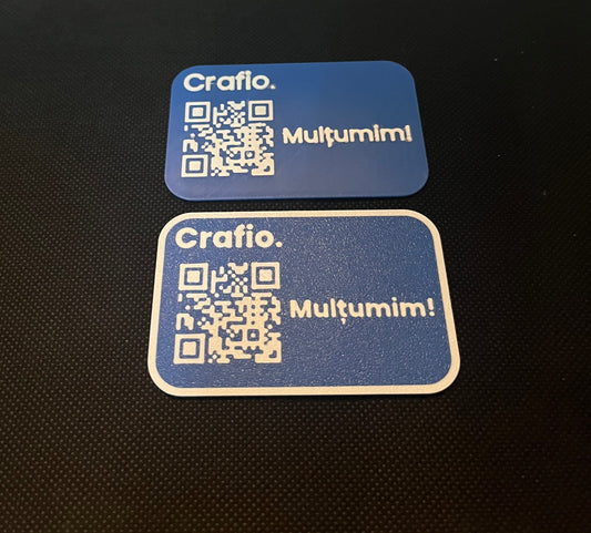 Cărți de vizită personalizate printate 3D - Crafio.