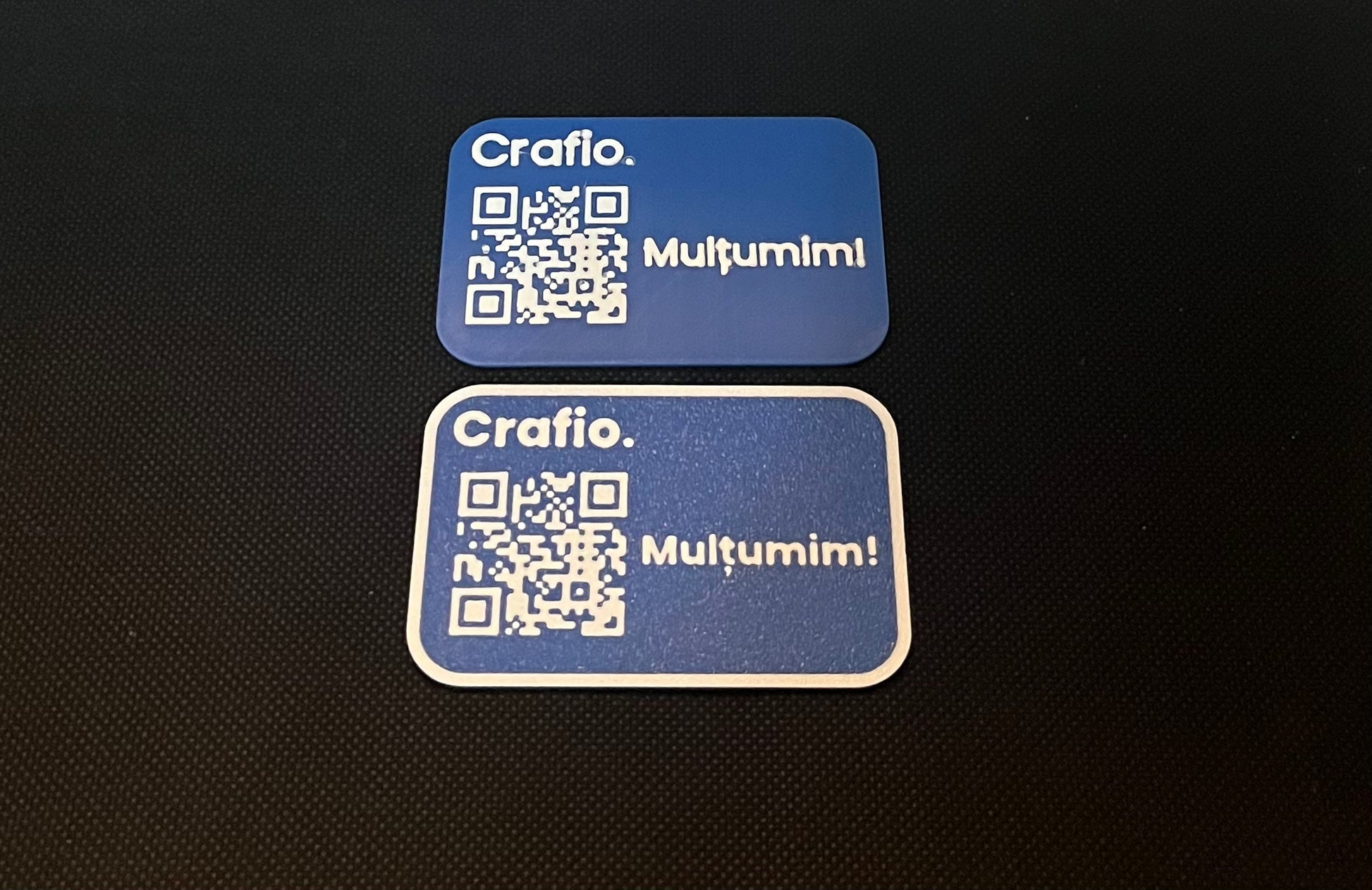 Cărți de vizită personalizate printate 3D - Crafio.